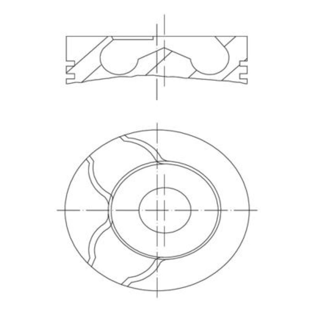 Поршень MAHLE 0010101
