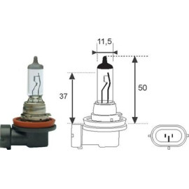 H11 12 Лампа розжарювання (H11 12V 55W) MAGNETI MARELLI 002549100000