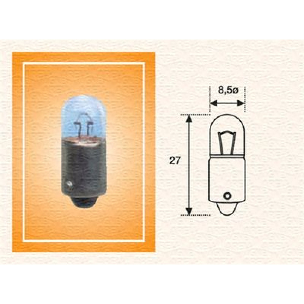 T4W 24 Лампа накаливания (24V T4W) MAGNETI MARELLI 002894100000