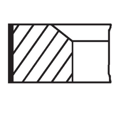 Кольца поршневые STD MAHLE 00293n0