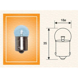 R10W 24 Лампа накаливания (24V R10W) MAGNETI MARELLI 004009100000