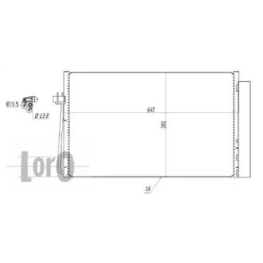 Конденсатор кондиционера LORO 0040160016