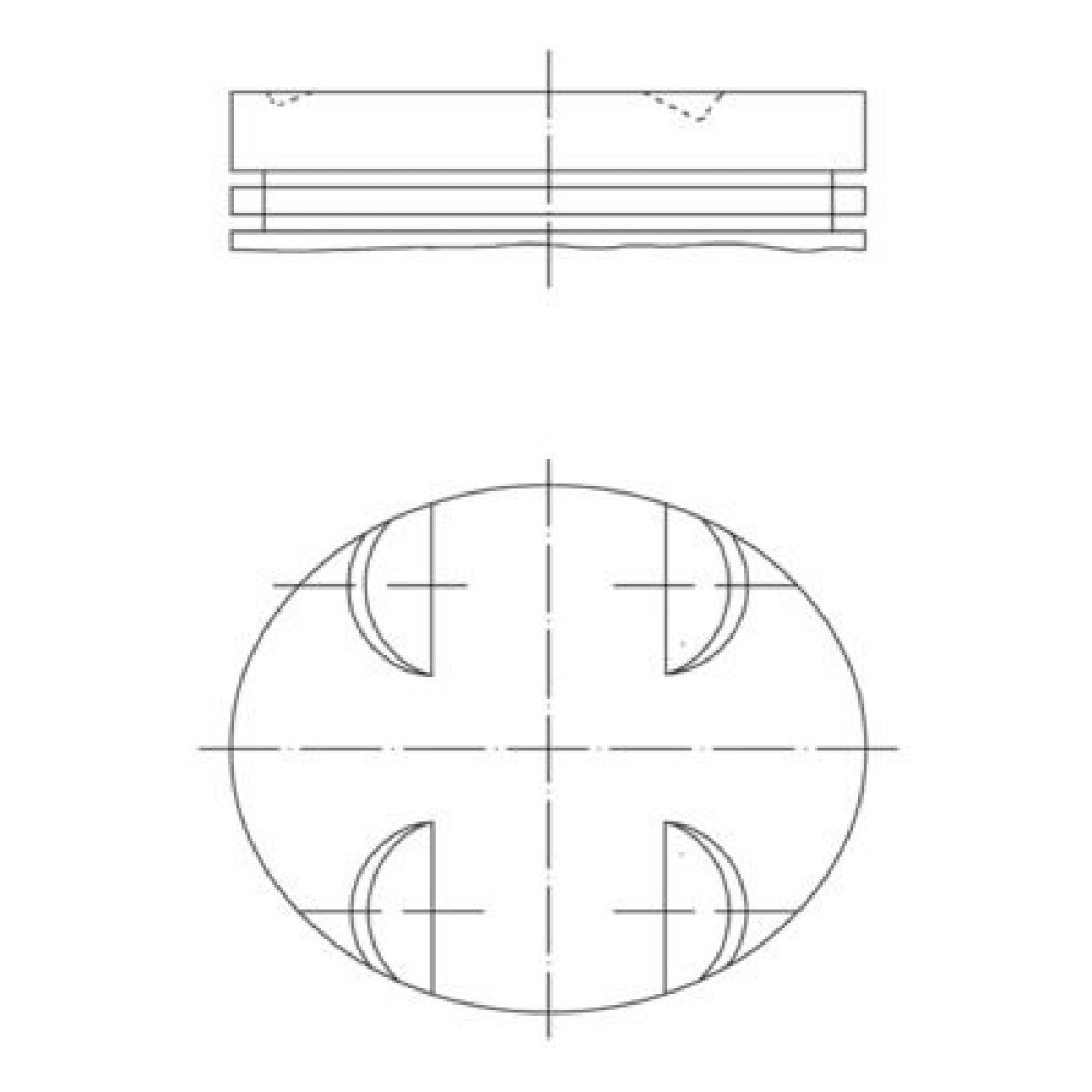 Поршень MAHLE ORIGINAL 0052400