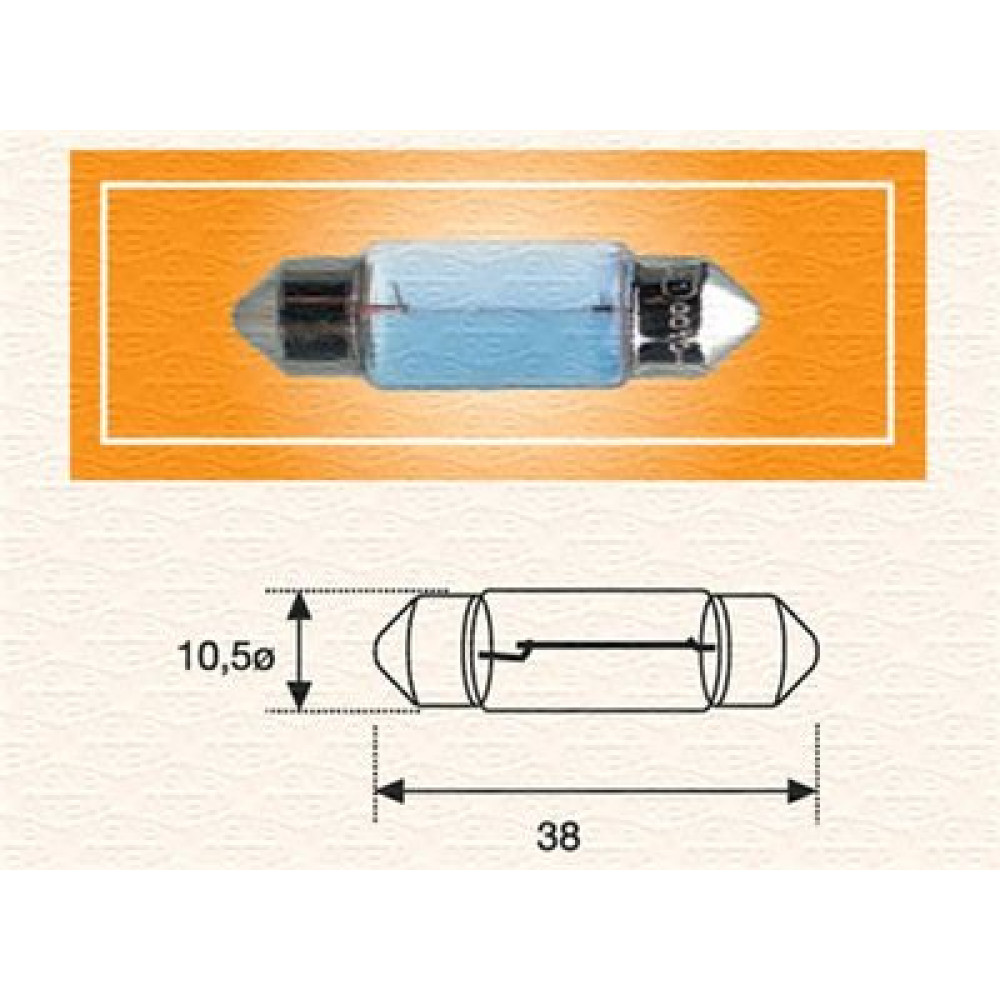 C5W 24 Лампа розжарювання MAGNETI MARELLI 009423100000