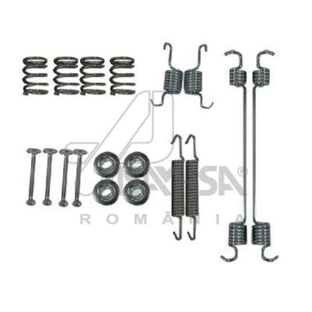 Монтажный к-кт тормозных колодок Logan 04-/Sandero 08- (180mm) ASAM 01341