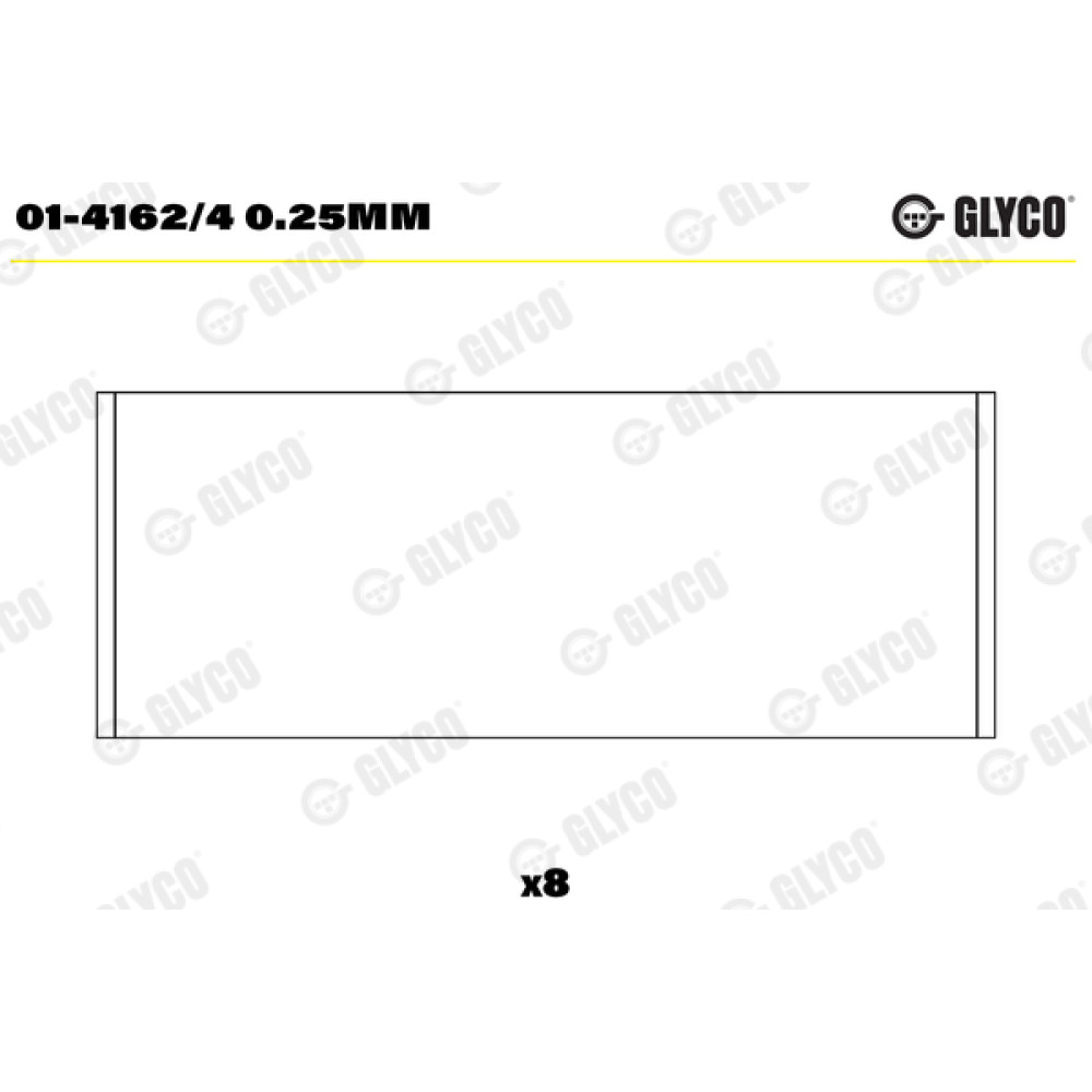 Комплект вкладышей двигателя Glyco 014162/4025mm