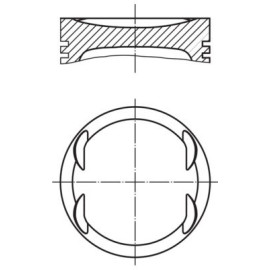 Поршень MAHLE 0157600