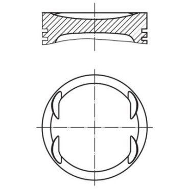 Поршень MAHLE 0157600
