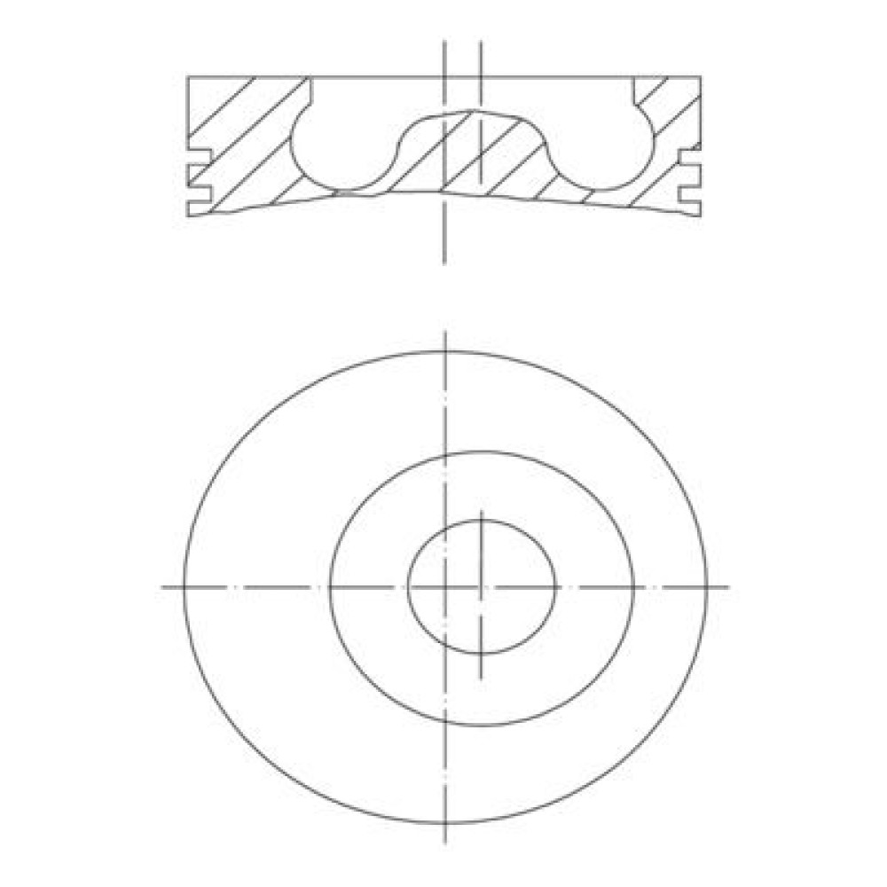 Поршень Connect 1.8TDCi (66/81kw) 06- (82.5mm/STD) MAHLE 0160200