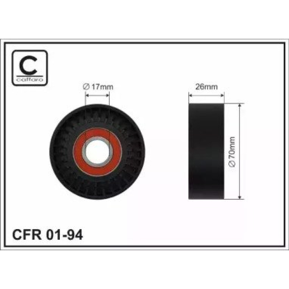 ролик CAFFARO 0194