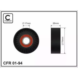 ролик CAFFARO 0194