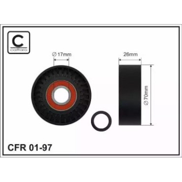 Ролик CAFFARO 0197