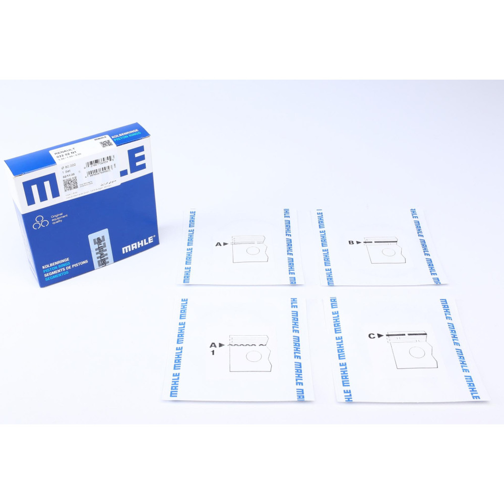 Комплект поршневых колец MAHLE ORIGINAL 02202n1