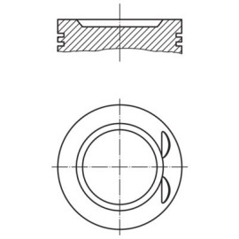 Поршень MAHLE 0220601