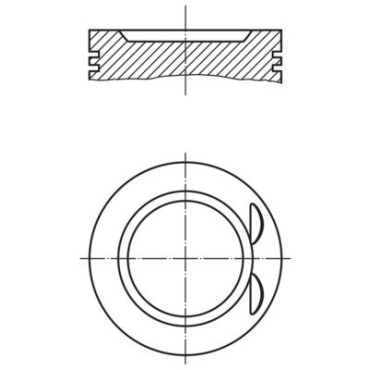 Поршень MAHLE 0220601