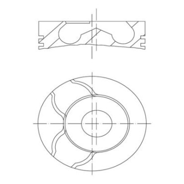 Поршень MAHLE 0222102