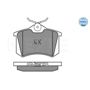 Комплект тормозных колодок из 4 шт. дисков MEYLE 0252096115