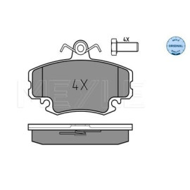 MEYLE 0252146318/w Комплект гальмівних колодок з 4 шт. дисків MEYLE 0252146318/w