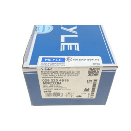 Комплект тормозных колодок из 4 шт. дисков MEYLE 0252234519
