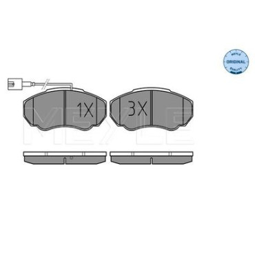 Комплект тормозных колодок из 4 шт. дисков MEYLE 0252391719/w