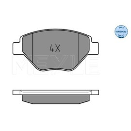 MEYLE 0252393418 Комплект гальмівних колодок MEYLE 0252393418