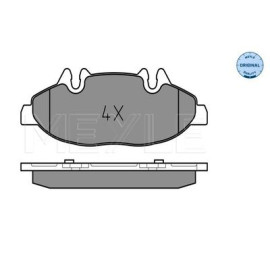 MEYLE 0252400720 Комплект гальмівних колодок з 4 шт. дисків MEYLE 0252400720