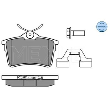 Комплект гальмівних колодок з 4 шт. дисків MEYLE 0252476516/w