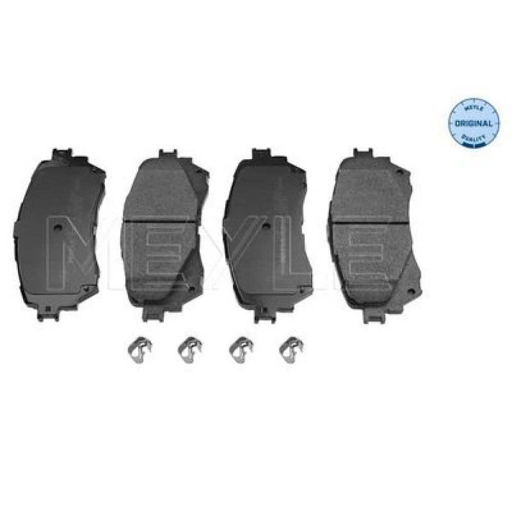 Комплект тормозных колодок из 4 шт. дисков MEYLE 0252572516