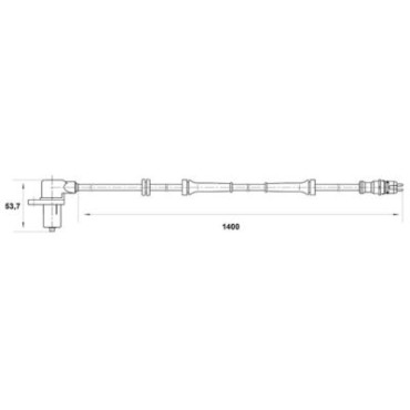 Датчик ABS BOSCH 0265006673