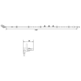 Датчик ABS BOSCH 0265007463