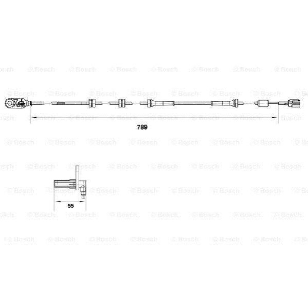 Датчик ABS BOSCH 0265007465