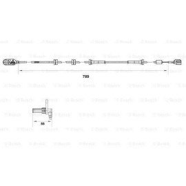 Датчик ABS BOSCH 0265007465