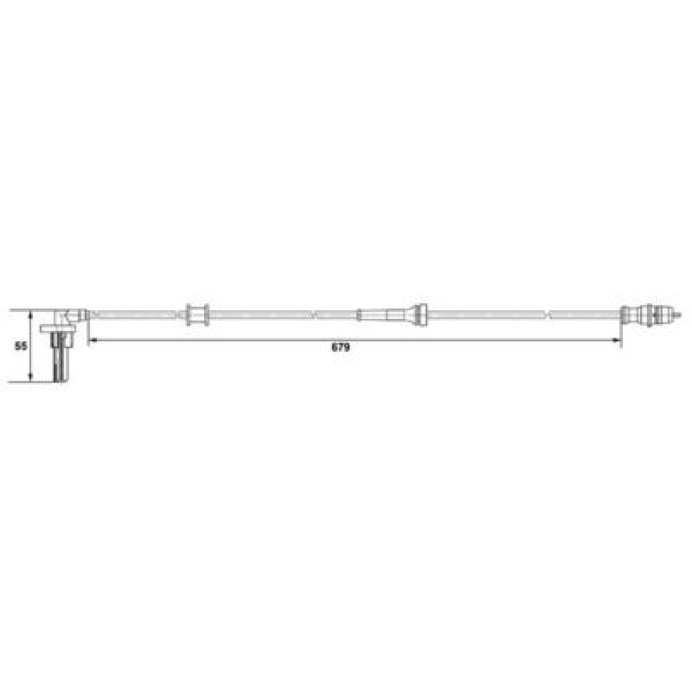 Датчик ABS BOSCH 0265007533
