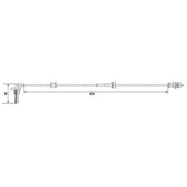 Датчик ABS BOSCH 0265007533