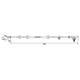 Датчик ABS BOSCH 0265007537