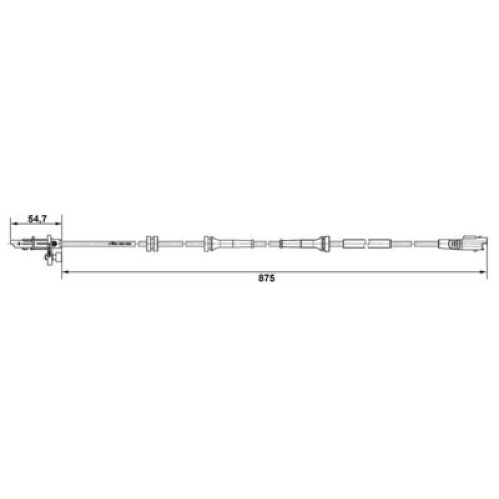 Датчик ABS BOSCH 0265007790