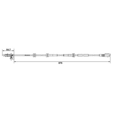 Датчик ABS BOSCH 0265007790