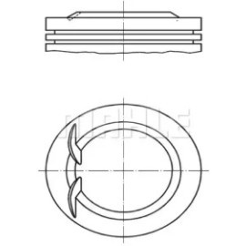 Поршень MAHLE ORIGINAL 028pi00124000