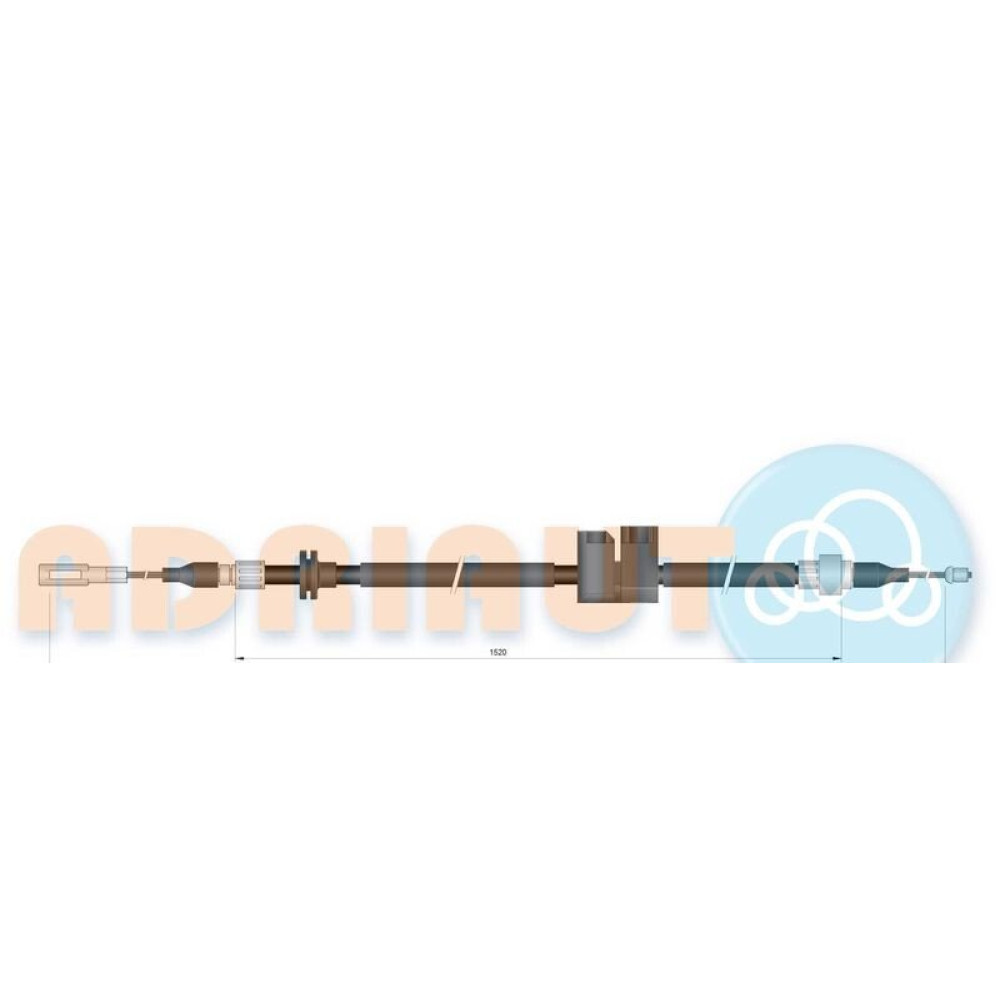Трос ручного тормоза ADRIAUTO 030240