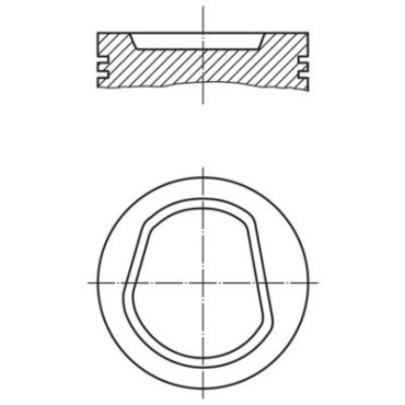 Поршень MAHLE 0304202