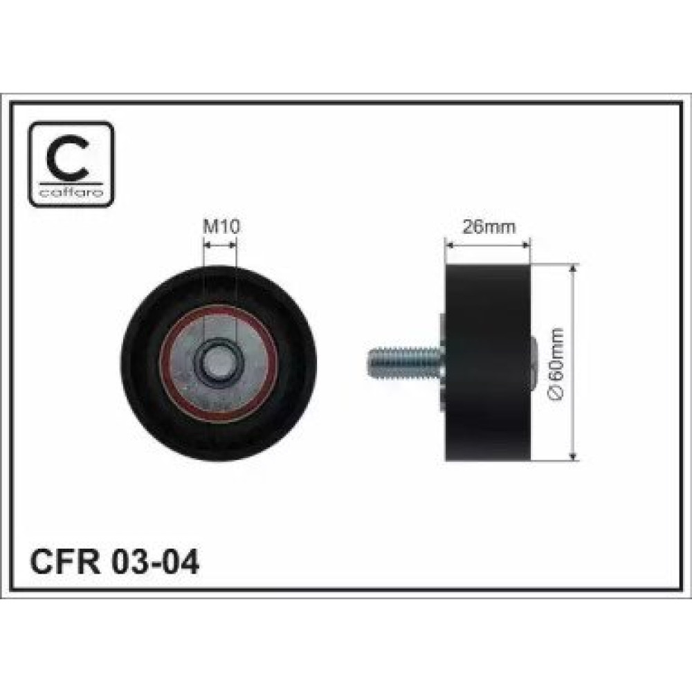 Ролик CAFFARO 0304