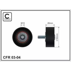 Ролик CAFFARO 0304