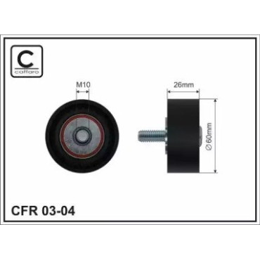 Ролик CAFFARO 0304