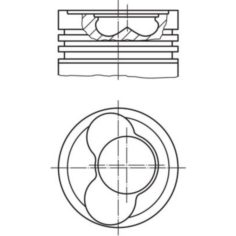 Поршень LT/T4 MAHLE 0305800