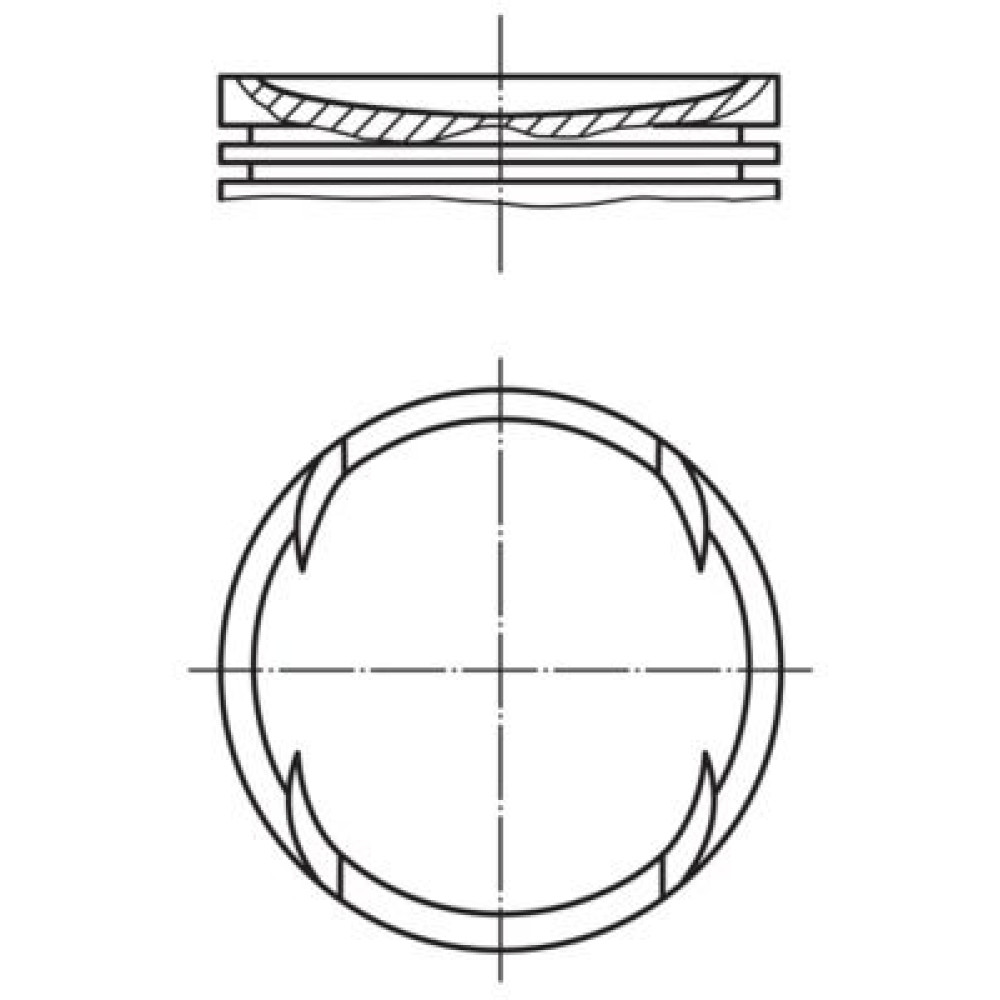 Поршень MAHLE / KNECHT 0306401
