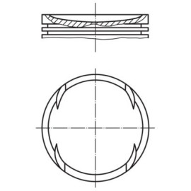 Поршень MAHLE / KNECHT 0306401