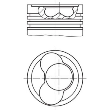 Поршень MAHLE 0306602
