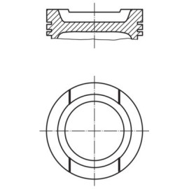 Поршень MAHLE 0309202