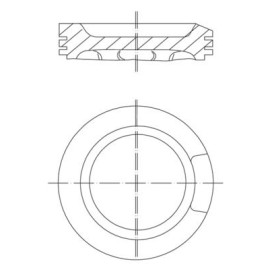 Поршень MAHLE 0330402