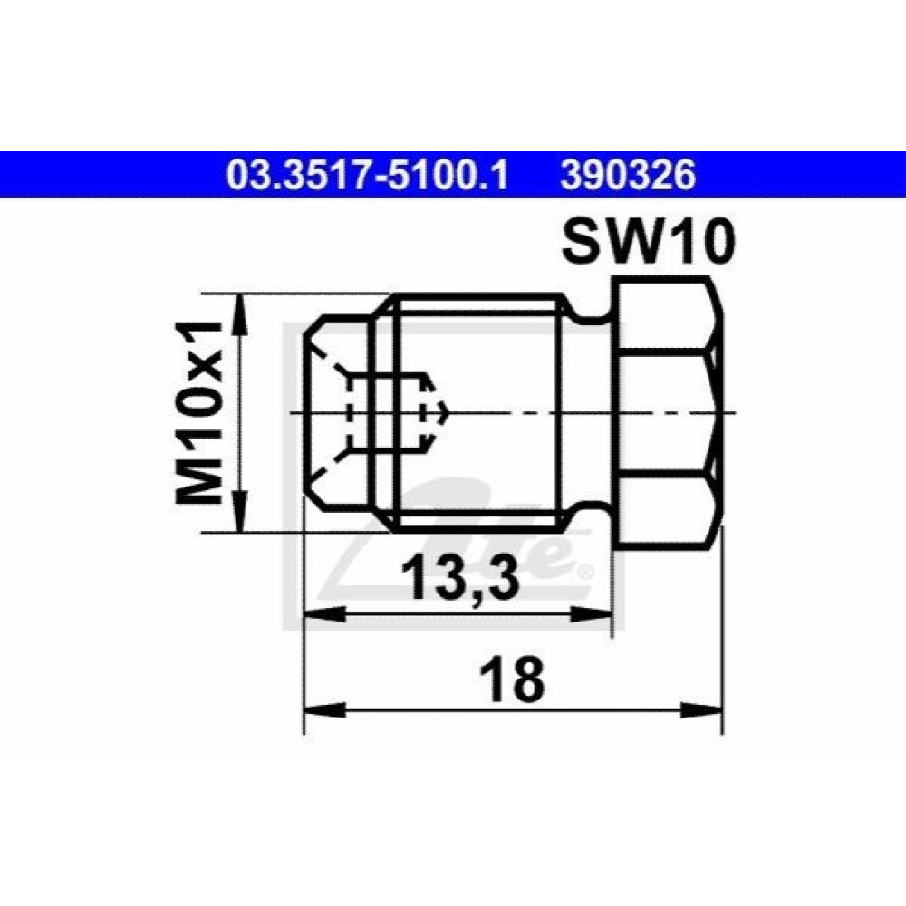 Пробка ATE 03351751001